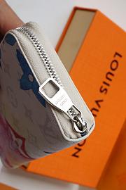 Louis Vuitton Zippy Wallet Monogram Watercolor Multicolor 10cm - 6