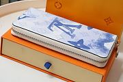 Louis Vuitton Zippy Wallet Monogram Watercolor M80499 Size 10x20x2cm - 5