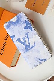 Louis Vuitton Zippy Wallet Monogram Watercolor M80499 Size 10x20x2cm - 3