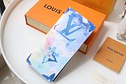 Louis Vuitton Zippy Wallet Brazza Monogram Watercolor Multicolor 10cm - 6