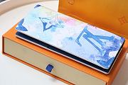 Louis Vuitton Zippy Wallet Brazza Monogram Watercolor Multicolor 10cm - 4