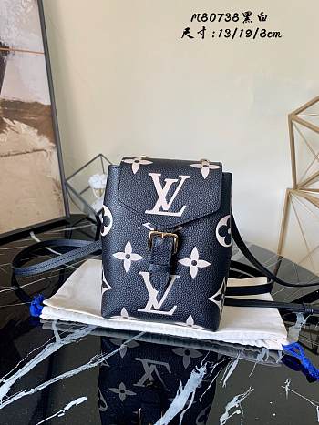 Louis Vuitton Tiny Backpack Bicolor Monogram M80738 Size 13x19x8cm