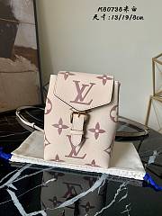 Louis Vuitton Tiny Backpack Bicolor Monogram In White 13cm - 1