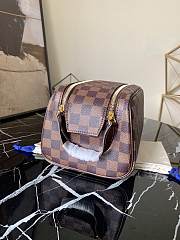Louis Vuitton Dopp Kit Toilet Pouch Damier In Brown N40127 Size 26x16x13cm - 2