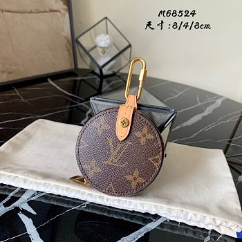 Louis Vuitton Round Coin Purse M69749 Size 8x4x8cm