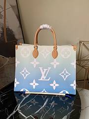 Louis Vuitton Onthego Monogram In Blue M57639 Size 41x34x19cm - 5