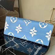 Louis Vuitton Onthego Monogram In Blue M57639 Size 41x34x19cm - 4