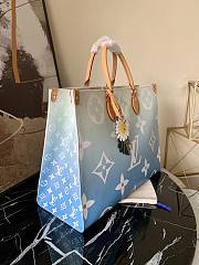 Louis Vuitton Onthego Monogram In Blue M57639 Size 41x34x19cm - 3