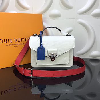 Louis Vuitton Neo Monceau Epi Leather In White M55403 Size 22x18x9cm