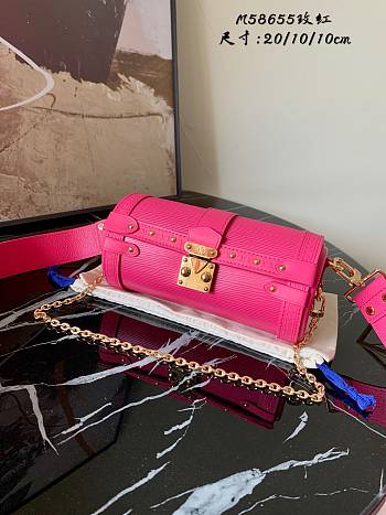 Louis Vuitton Papillon Trunk Epi Leather In Pink M58655 Size 20x10x10cm