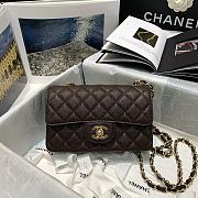Chanel Classic Double Classic Caviar Calfskin Size 20cm - 1