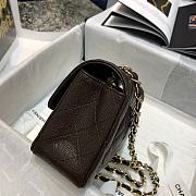 Chanel Classic Double Classic Caviar Calfskin Size 20cm - 2