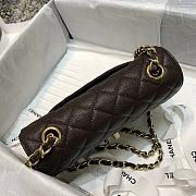 Chanel Classic Double Classic Caviar Calfskin Size 20cm - 3