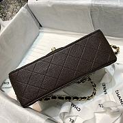Chanel Classic Double Classic Caviar Calfskin Size 20cm - 4