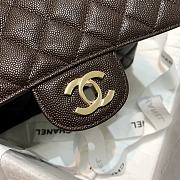 Chanel Classic Double Classic Caviar Calfskin Size 20cm - 5