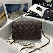 Chanel Classic Double Classic Caviar Calfskin Size 20cm - 6
