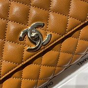 Chanel Coco Medium Handle Bag In Brown 92991 Size 23cm - 2
