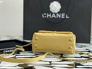 Chanel Coco Mini Handle Bag In Yellow 92933 - 2
