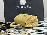 Chanel Coco Mini Handle Bag In Yellow 92933 - 3
