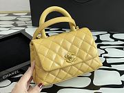 Chanel Coco Mini Handle Bag In Yellow 92933 - 4