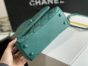 Chanel Coco Mini Handle Bag In Blue 92933 - 2