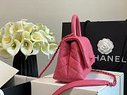 Chanel Coco Mini Handle Bag In Pink 92933 - 5