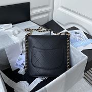 Chanel Hobo Bag Calfskin Gold-tone Metal in Black AS2542 Size 23X25.5X8cm - 5