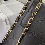 Chanel Hobo Bag Calfskin Gold-tone Metal in Black AS2542 Size 23X25.5X8cm - 3