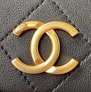 Chanel Hobo Bag Calfskin Gold-tone Metal in Black AS2542 Size 23X25.5X8cm - 2