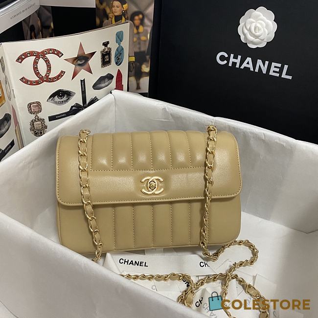 Chanel Diana Timeless Dark Brown Quilted Leather Crossbody Bag AS1499 Size 23x14x7cm - 1
