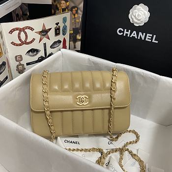 Chanel Diana Timeless Dark Brown Quilted Leather Crossbody Bag AS1499 Size 23x14x7cm