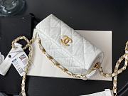 Chanel Hobo Bag 2021 In White Size 13x19x7cm - 5