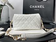 Chanel Hobo Bag 2021 In White Size 13x19x7cm - 4