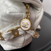 Chanel Hobo Bag 2021 In White Size 13x19x7cm - 3