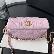 Chanel Hobo Bag 2021 In Pink Size 13x19x7cm - 5
