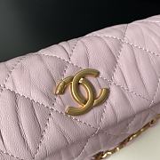 Chanel Hobo Bag 2021 In Pink Size 13x19x7cm - 6