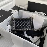 Chanel Multi Chain Boy Bag Size 12x20x8.5cm - 5
