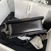 Chanel Multi Chain Boy Bag Size 12x20x8.5cm - 4