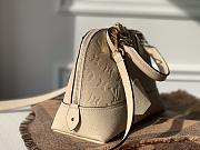 Louis Vuitton Alma BB Monogram Empreinte Leather In White 25cm - 2