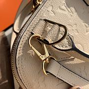 Louis Vuitton Alma BB Monogram Empreinte Leather In White 25cm - 4