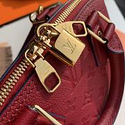 Louis Vuitton Alma BB Monogram Empreinte Leather In Red 25cm - 6