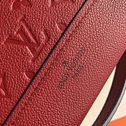 Louis Vuitton Alma BB Monogram Empreinte Leather In Red 25cm - 5