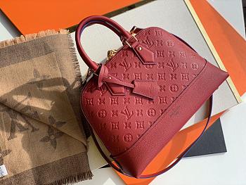 Louis Vuitton Neo Alma BB Monogram  In Red M44832 Size 32cm
