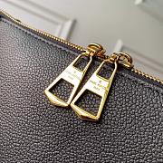 Louis Vuitton V Tote MM Monogram Handbag In Black M44884 Size 36x27x16cm - 5