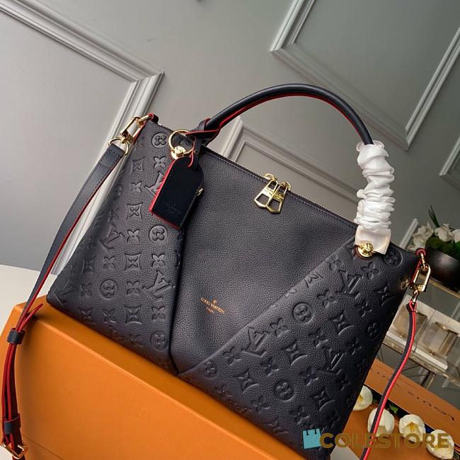 Louis Vuitton Monogram Handbag In Black&Red M44884 Size 36cm - 1