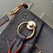 Louis Vuitton Monogram Handbag In Black&Red M44884 Size 36cm - 4