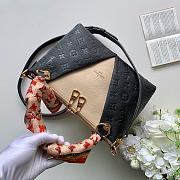 Louis Vuitton Monogram Handbag In Black&Beige M44884 Size 27cm - 5