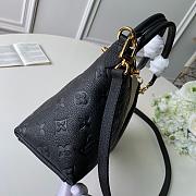 Louis Vuitton Monogram Handbag In Black&Beige M44884 Size 27cm - 2