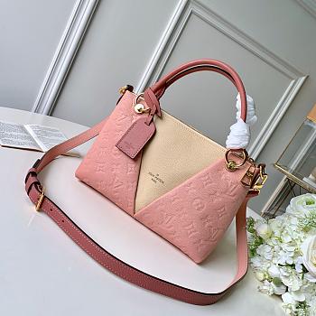 Louis Vuitton Monogram Handbag In Pink&Beige M44884 Size 27cm