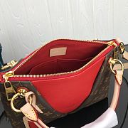Louis Vuitton Monogram Canvas V BB Tote Bag In Red 27cm - 5